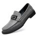 Men's Plus Size 47 Soft Soled Bean 46 British Fashion Driving 45 Youth Leather Shoes Casual Loafers_vogvips.com