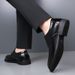Men's Leather Autumn New Style Civil Servant Business Pointed Lace-up Non-slip Soft Sole Versatile Breathable Formal_vogvips.com