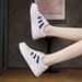 Little White Shoes Children Girls Students Leisure Sports Versatile Board Shoes Street Shooting_vogvips.com
