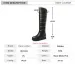 Winter warm pink white snow womens shoes low knee high boots platform plush longboat MUJI black 34-43 240930_vogvips.com