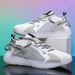 Summer Oversized Mesh Coconut Shoes For Men Lightweight And Comfortable Large Foot Sports Shoes Student Popcorn Running Shoes 48_vogvips.com