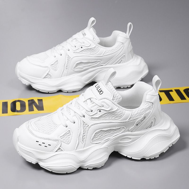 2025 New Sports For Men And Women Low-top Cold-adhesive Old Graffiti Black Warrior Dad Shoes Sneakers_vogvips.com