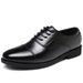 New Spring Autumn Business Formal Three-Joint Leather Men's Korean Style Lace-Up Fashion Casual Trendy Shoes_vogvips.com