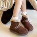 Ethnic Style Casual Snow For Women Autumn New Fashion Versatile Outdoor Wear Fleece-Lined Comfortable Short Tube_vogvips.com