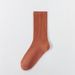 Women's Socks Pure Cotton Spring And Autumn Middle Tube Socks Pure Cotton Antibacterial Deodorant Anti Pilling Pure Cotton Solid Color Women's Socks_vogvips.com