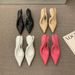 Design Sense Niche Women S Spring New Pointed After Empty Bao Head Sandals Femininity High Heel Shoes_vogvips.com