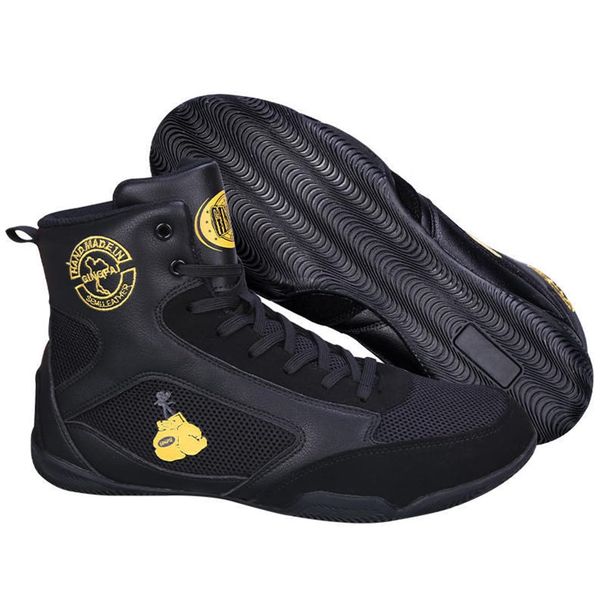Men Women Wrestling Shoes Adults Fighting Training Shoes Breathable Youth Boxing Boot Lightweight Kickboxing Sneaker_vogvips.com