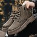 European Warm Series Martin High Top Work Autumn Winter New Sports Wear-resistant Casual Outdoor Hiking Shoes Waterproof Men's Boots_vogvips.com