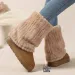 platform Cotton Shoes Warm And Plush Trousers Boots 251107_vogvips.com