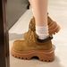 2025 British Style Women's Leather Shoes 2025 Autumn New Fashion Versatile Thick Sole Height Increasing Big Toe Casual_vogvips.com