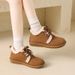 Birkenstocks Velvet Female Student Board Shoes Sports Thermal Casual Shoes_vogvips.com