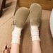All-inclusive Warm Fleece-lined For Women 2025 Winter New Versatile Thick-soled Furry Casual Slip-on Cotton_vogvips.com