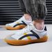 Men's Shoes Autumn And Winter Leather Casual Sports Men And Women's Cowhide Bottom Non Slip Tug Of War Shoes Team Team Tug Of War Competition Shoes_vogvips.com