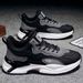 Men's Summer New Breathable Leather Men's Sports Korean Version Versatile White Interior Height Increasing Dad Trendy_vogvips.com