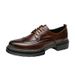 Men's Korean Wedding Groom Business Formal Brogue British Style Casual Leather Shoes Px25_vogvips.com