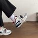 Summer New Women's Casual Air Cushion Sports Shoes Korean Style Hong Kong Style Niche Trendy Low Top Retro Sneakers For Students_vogvips.com
