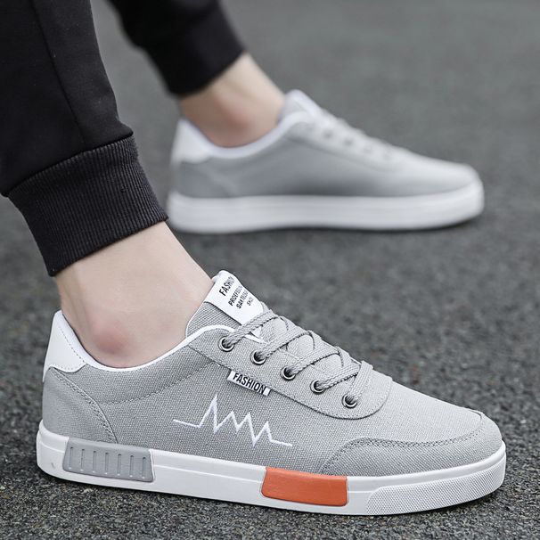 Men’s Shoes autumn new canvas shoes men's Korean style trendy men's sneakers students all match cloth shoes breathable trendy shoes men's shoes_vogvips.com