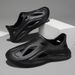Men's Summer Soft Sole Clog Sandals With Cushioning, Sports Coconut Beach Closed-Toe Lightweight Slippers For Men_vogvips.com