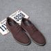 2026 New Large Size Fashion Trend Brogue Casual Lace-up Korean Style Men's Shoes 46 47 48_vogvips.com