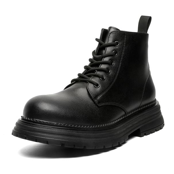 Vintage Martin Boots Men's High-top Locomotive Leather Boots Men's Heavy American Tooling Boots_vogvips.com