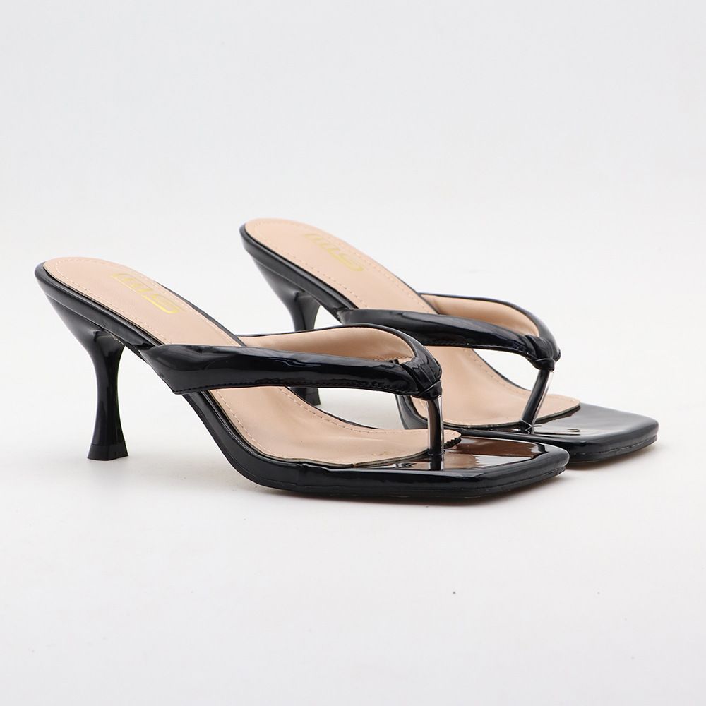 Elegant Strappy High Heel Sandals For Women - Comfortable PU Leather With Rubber Sole - Available In Black, White & Nude (Sizes 36-42)_vogvips.com