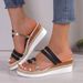 Women’s Shoes Large Size Women's Sandals Summer New Flat Wedge Heel Fish Mouth Casual Women's Sandals_vogvips.com