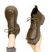 Platform Sole Comfortable Short British Style Fashion Martin 2024 Autumn Winter New Lace-up Trendy Leather Shoes Single_vogvips.com