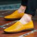 Suitable For All Seasons Spring And Summer Large Size British Style Hot Selling Slip-On Men's Leather Shoes_vogvips.com
