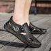 Men's Breathable Outdoor Black/Brown/Blue/White - Multiple Colors Available Summer Beach Vacation Sandals Large Size Men_vogvips.com