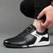 Casual 2025 Spring New Fashion Trend Men's Sports Single Genuine Leather Breathable Running Shoes_vogvips.com