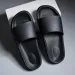Mens Fashion Solid Color Slide Slippers With Metallic Horse Detail Comfortable Cushioned Sole For Indoor And Outdoor Use_vogvips.com