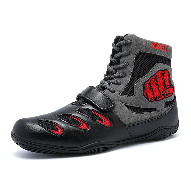 Boxing Shoes, Men's And Women's Training Shoes, Gym Shoes, Squats, Deadlifts, Fighting, Taekwondo, Professional Fighting Shoes, Wrestling Shoes_vogvips.com