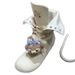 Women Boxing Boots Instant Dispatch~ Height-Increasing Martin For Women, Lace-Up Slimming Boxing Short Boots, Versatile Canvas Boots_vogvips.com