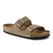 Cowhide Shoes 2024 Summer New BK Genuine Leather Cork Thick Sole Sandals Men's One-Strap Slippers Women's_vogvips.com