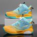 Children's Basketball Shoes Face Thick Bottom Sneakers Anti-slip Swivel Buckle Children's Walking Shoes_vogvips.com