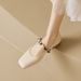 Genuine Leather~French Mary Jane 2025 New Summer Soft Leather Low-heeled Shoes, Flat Loafers, Large Size Women's Shoes_vogvips.com