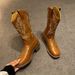ShoeVault Spring And Autumn New Mid-Calf Martin Ethnic Style Fashion Short Embroidered Square Heel Long Boots For Women_vogvips.com