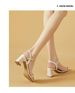 Internet Celebrity Super-feminine High-heeled Shoes 2026 New Model, With Thin Heels, Pearl Straps, Stunning Sandals_vogvips.com