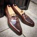 Unbeatable Quality British Fashion Pointed For Business Crocodile Pattern Leather Shoes, Large Size 47, Foot Casual Men's Shoes_vogvips.com