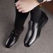 ct Ct Suitable For All Seasons Single New Business Casual Men's Genuine Middle-aged And Elderly Leather Soft Sole Cowhide Large Size Dad Shoes_vogvips.com