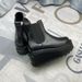 Friday Black Bestsellers Correct Logo 1 Studiolee Grape Mom Elastic Genuine Leather Slip-On Height-Increasing Thick-Soled Round-Toe Ankle Boots For_vogvips.com