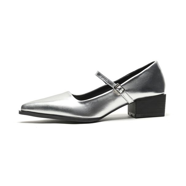 Square Head Single Shoes Women's Thick Heel With Retro New Chinese Style Mary Jane Shoes Shallow Mouth_vogvips.com