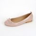 New Style -inspired Round Toe Bowknot Soft Sole Flat Loafers Women's Shoes_vogvips.com
