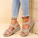 Large Size Fish Mouth Casual Sandals Sandals Women's Outdoor Wear Velcro Shoes_vogvips.com