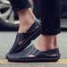 Autumn Spring Summer Loafers Men's Cowhide British Handmade Casual Leather Trendy Fashion Lazy Shoes 8503_vogvips.com