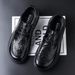 Men's shoes Fashion leather shoes Men's shoes Leather high-end summer hollow leather shoes men's summer shoes business formal wear_vogvips.com