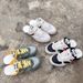 26ss Brand Spring/Summer Closed-Toe Half For Women Genuine Leather Lace-Up Casual German Training Color-Block_vogvips.com