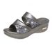 Sandals Summer Outing Fashion 2025 New Thick Soled Sponge Cake Slope Heel Women's Fish Mouth Cool Slippers For Mom's_vogvips.com
