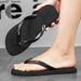 New Men's Flip Flops With Soft Sole Comfortable Open Toe Flip Flops For Indoor And Outdoor Walks Summer Beach Flip Flops For Man_vogvips.com