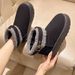 Women's Snow Boots With Fleece Thickened Winter Muffin Thick-soled Warm Short Boots Cotton Shoes_vogvips.com